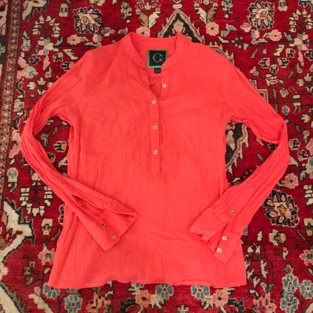 C Wonder Linen Top XS Melon